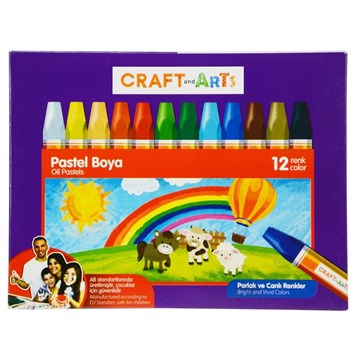Craft and Arts Pastel Boya 12'li Karton Kutu