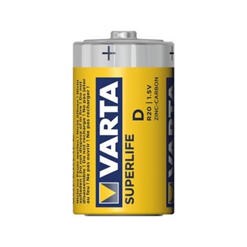 Varta Superlife D - R20 - 1.5V - Çinko-Karbon
